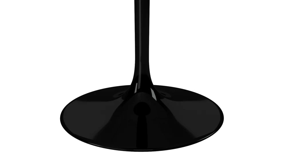 Tulip Marble Dining Table - 54" Round, Black Base By Modholic | Dining Tables | Modishstore - 3