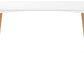 Vincent Dining Table White By Modholic | Dining Tables | Modishstore - 2