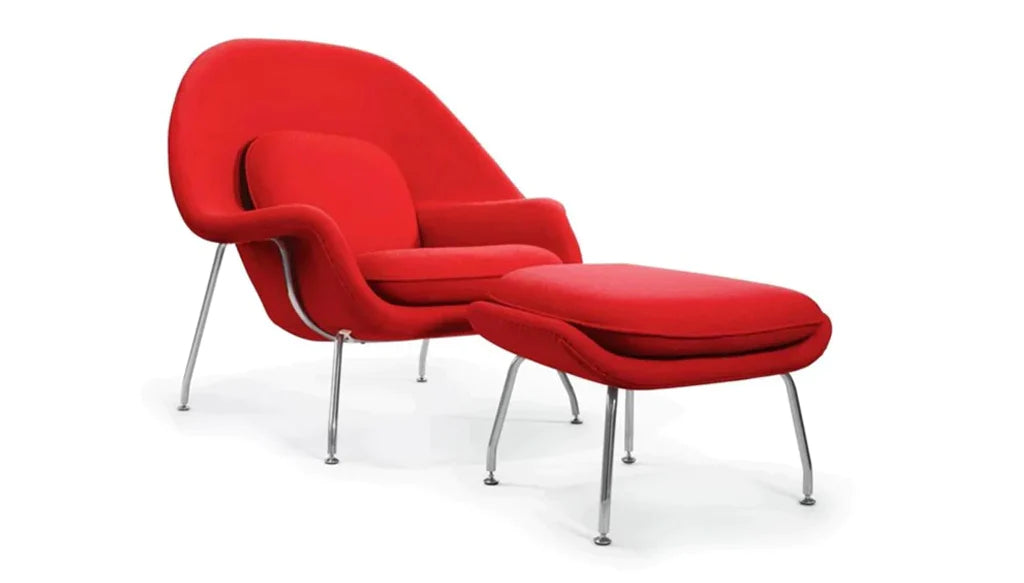Haven Lounge Chair & Ottoman, Black By Modholic | Lounge Chairs | Modishstore - 16