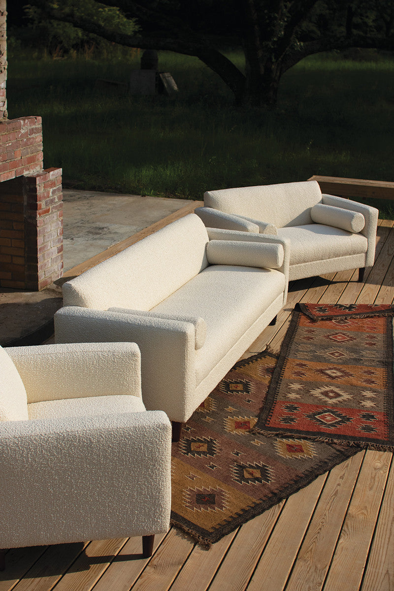 Boucle Loveseat By Kalalou | Outdoor Sofas, Loveseats & Sectionals | Modishstore | MD1015 -2
