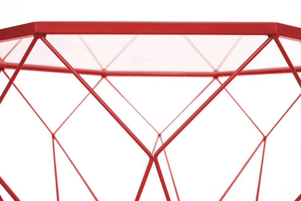 LeisureMod Malibu Modern Octagon Glass Top Coffee Table With Gold Chrome Base | Coffee Tables | Modishstore - 21