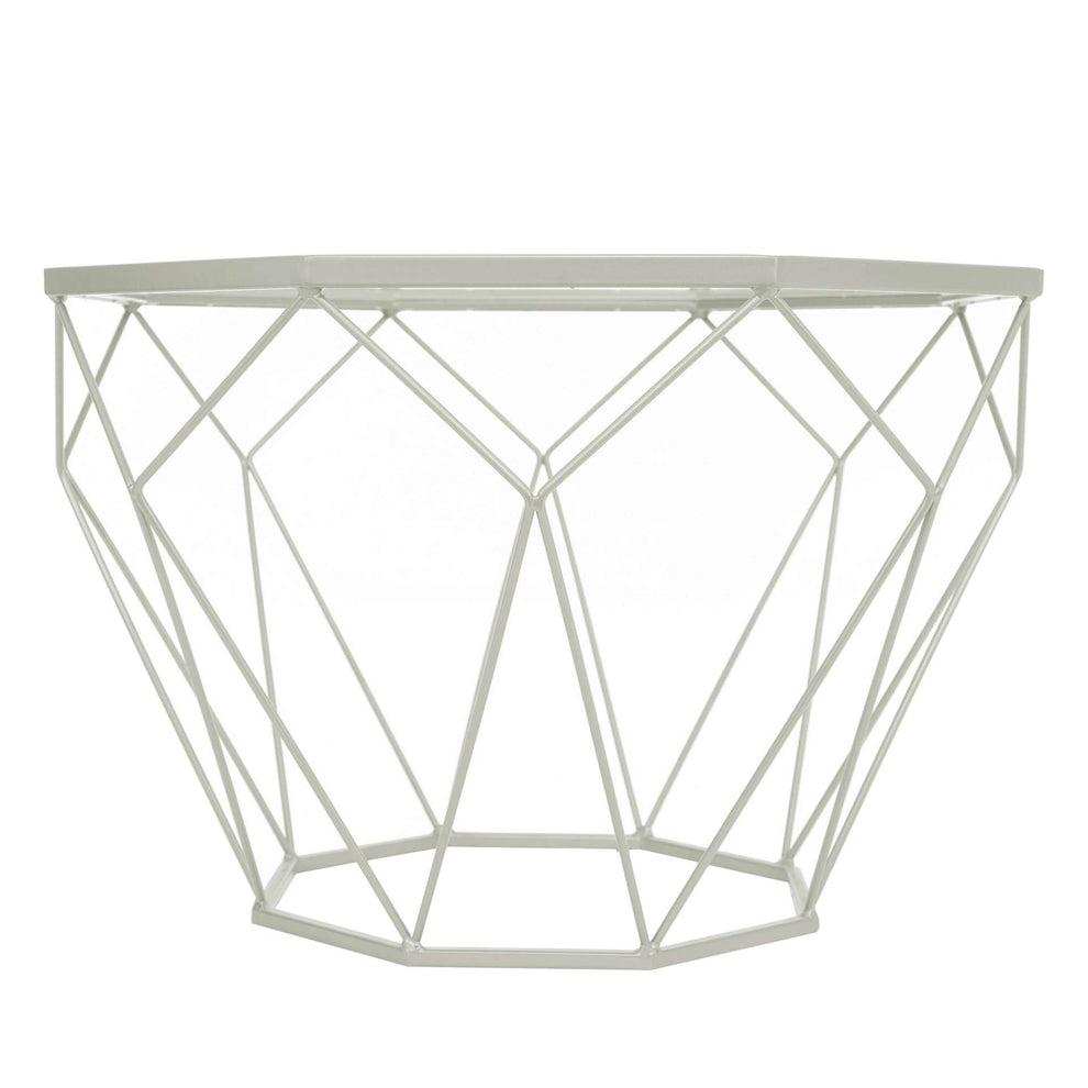 LeisureMod Malibu Modern Octagon Glass Top Coffee Table With Gold Chrome Base | Coffee Tables | Modishstore - 23