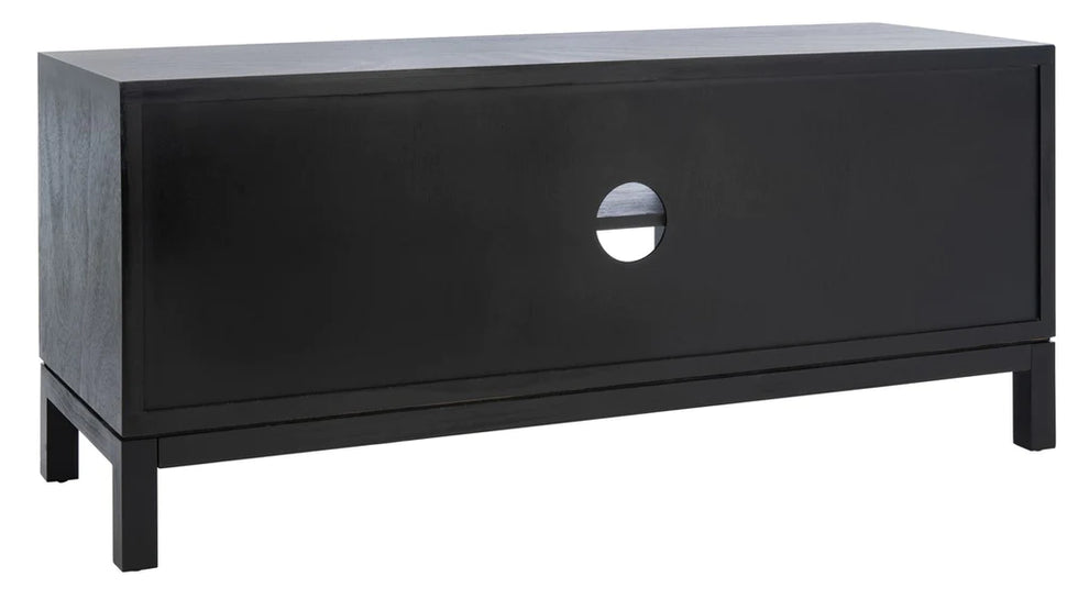 Safavieh Ajana 2 Door 1 Shelf Media Stand - Black | TV Stands | Modishstore - 4