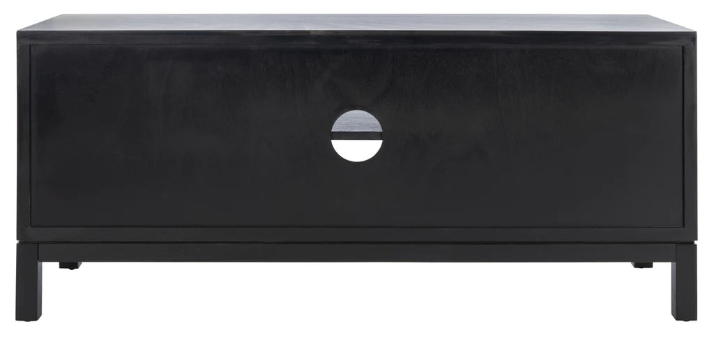 Safavieh Ajana 2 Door 1 Shelf Media Stand - Black | TV Stands | Modishstore - 3