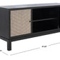 Safavieh Ajana 2 Door 1 Shelf Media Stand - Black | TV Stands | Modishstore - 8