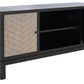 Safavieh Ajana 2 Door 1 Shelf Media Stand - Black | TV Stands | Modishstore - 9