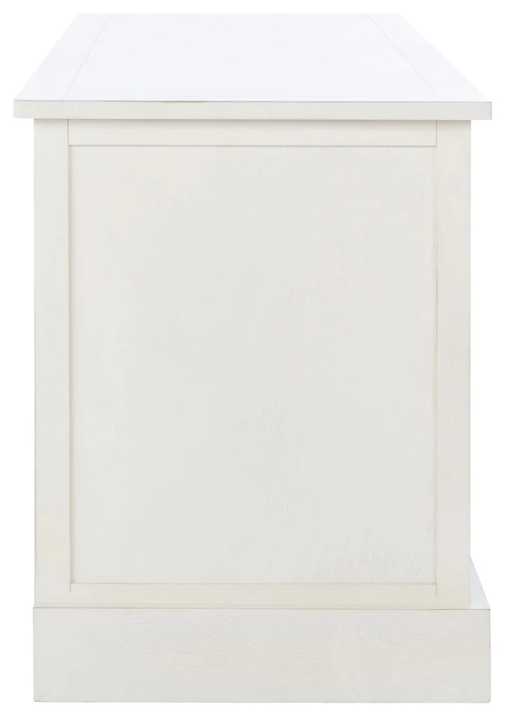 Safavieh Landers 4 Drawer Media Stand - Distressed White | TV Stands | Modishstore - 6