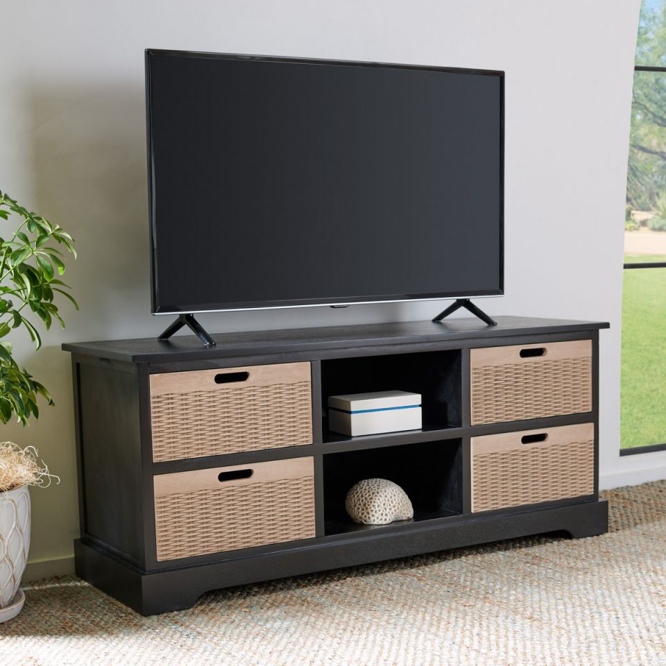 Safavieh Landers 4 Drawer Media Stand | TV Stands | Modishstore - 2