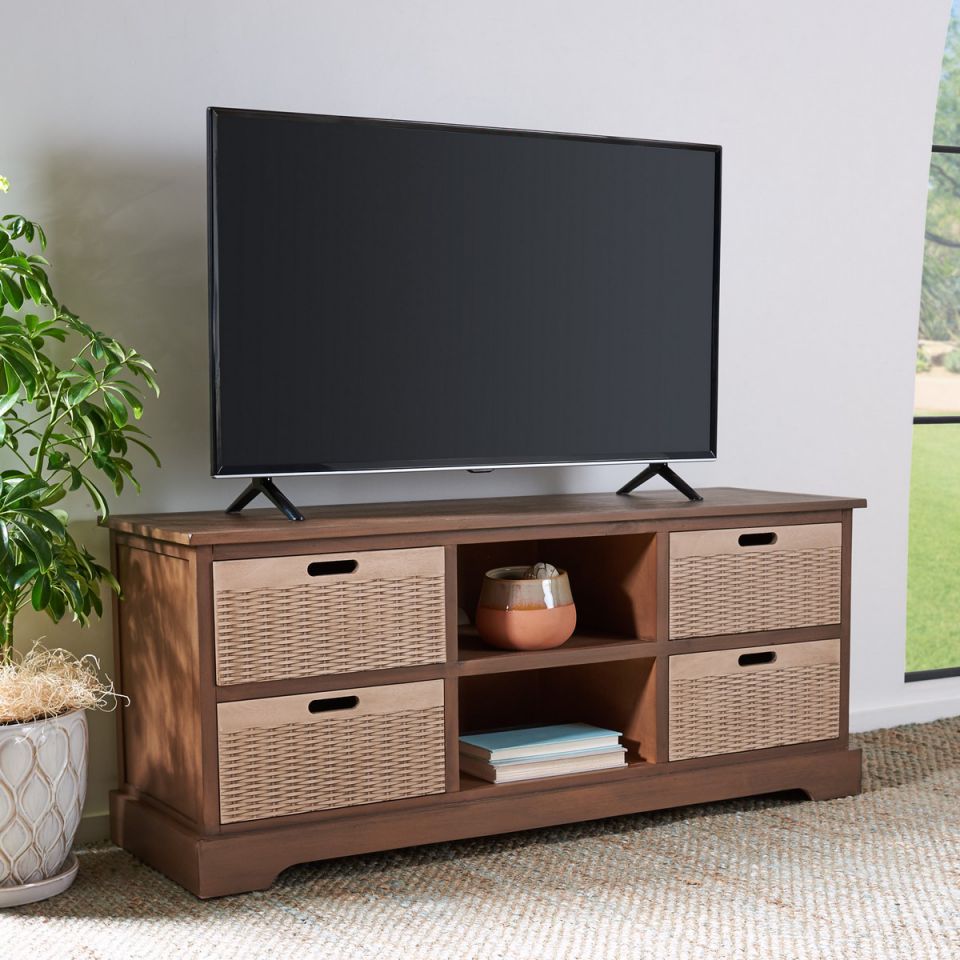 Safavieh Landers 4 Drawer Media Stand | TV Stands | Modishstore - 6