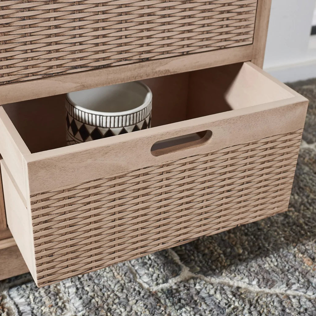 Safavieh Landers 4 Drawer Media Stand - Sand | TV Stands | Modishstore - 9