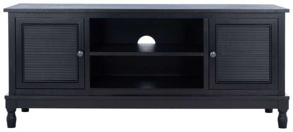 Safavieh Ryder 2 Door 1 Shelf Media Stand - Black | TV Stands | Modishstore - 2