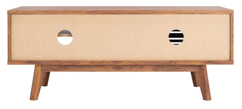 Safavieh Aurelio 2 Shelf Media Stand - Walnut | TV Stands | Modishstore - 8