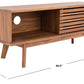 Safavieh Aurelio 2 Shelf Media Stand - Walnut | TV Stands | Modishstore - 2