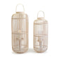Hand-Crafted Lanterns With Handle Includes Glass Sleeve Set Of 2 By Two's Company | Lanterns | Modishstore - 3