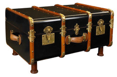 Stateroom Trunk Table - Black by Authentic Models