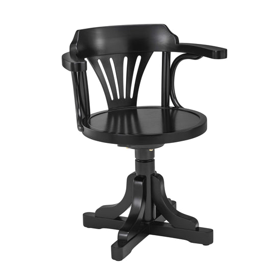 Purser's Chair, Black By Authentic Models | Side Chairs | Modishstore