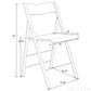 LeisureMod Menno Modern Acrylic Folding Chair, Set of 2 | Dining Chairs | Modishstore - 9