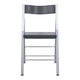 LeisureMod Menno Modern Acrylic Folding Chair, Set of 4 | Dining Chairs | Modishstore - 2