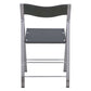 LeisureMod Menno Modern Acrylic Folding Chair, Set of 4 | Dining Chairs | Modishstore - 4