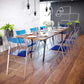 LeisureMod Menno Modern Acrylic Folding Chair, Set of 2 | Dining Chairs | Modishstore - 18