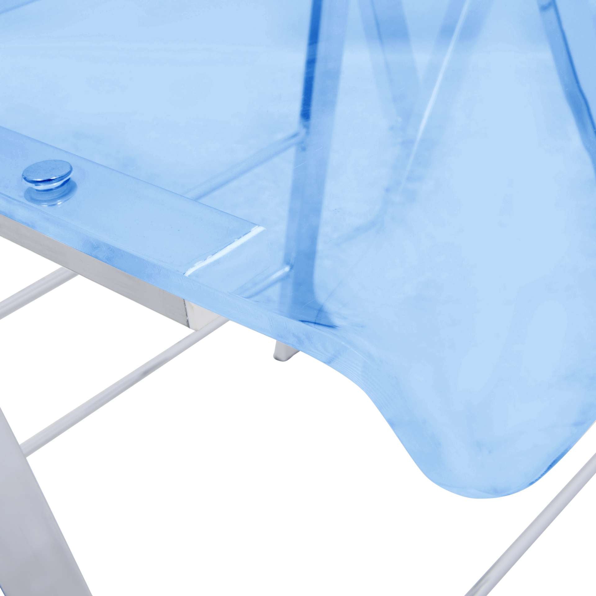 LeisureMod Menno Modern Acrylic Folding Chair, Set of 4 | Dining Chairs | Modishstore - 18