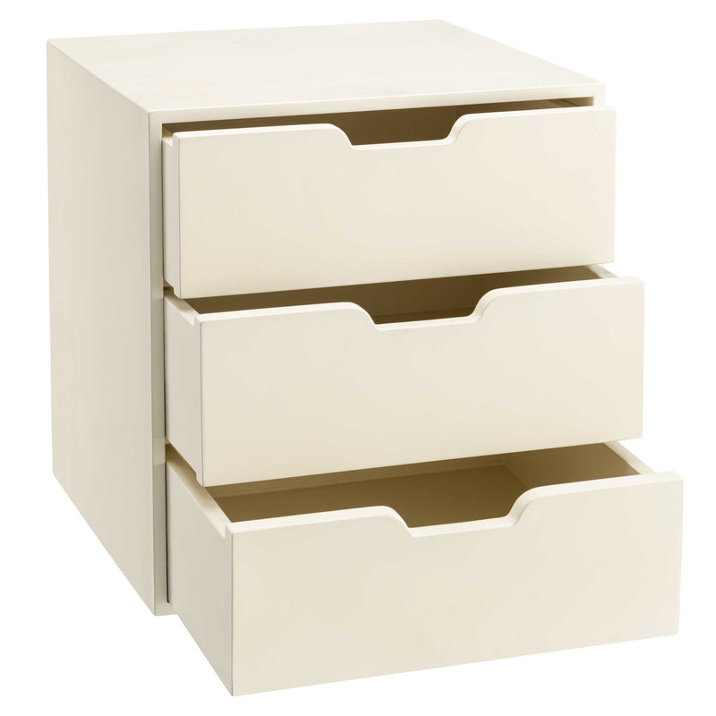 Insert box 4 Open 3 White By Authentic Models | Drawers | Modishstore