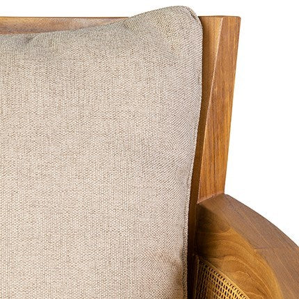 Maggie Teak wood Arm Chair by Jeffan | Armchairs | Modishstore - 3