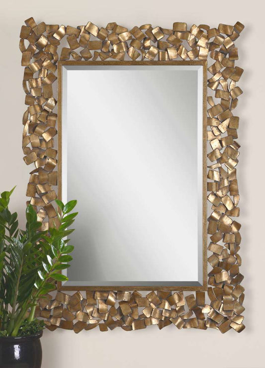 Uttermost Capulin Antique Gold Mirror | Mirrors | Modishstore