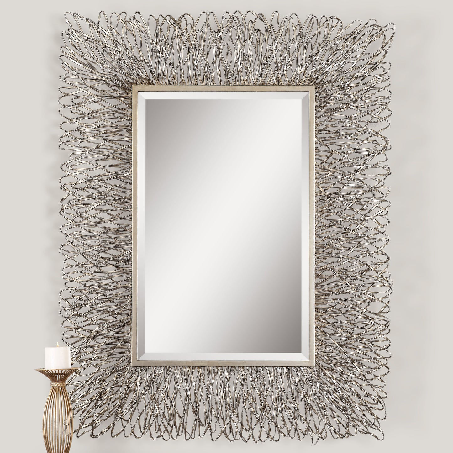 Uttermost Corbis Decorative Metal Mirror | Mirrors | Modishstore - 4