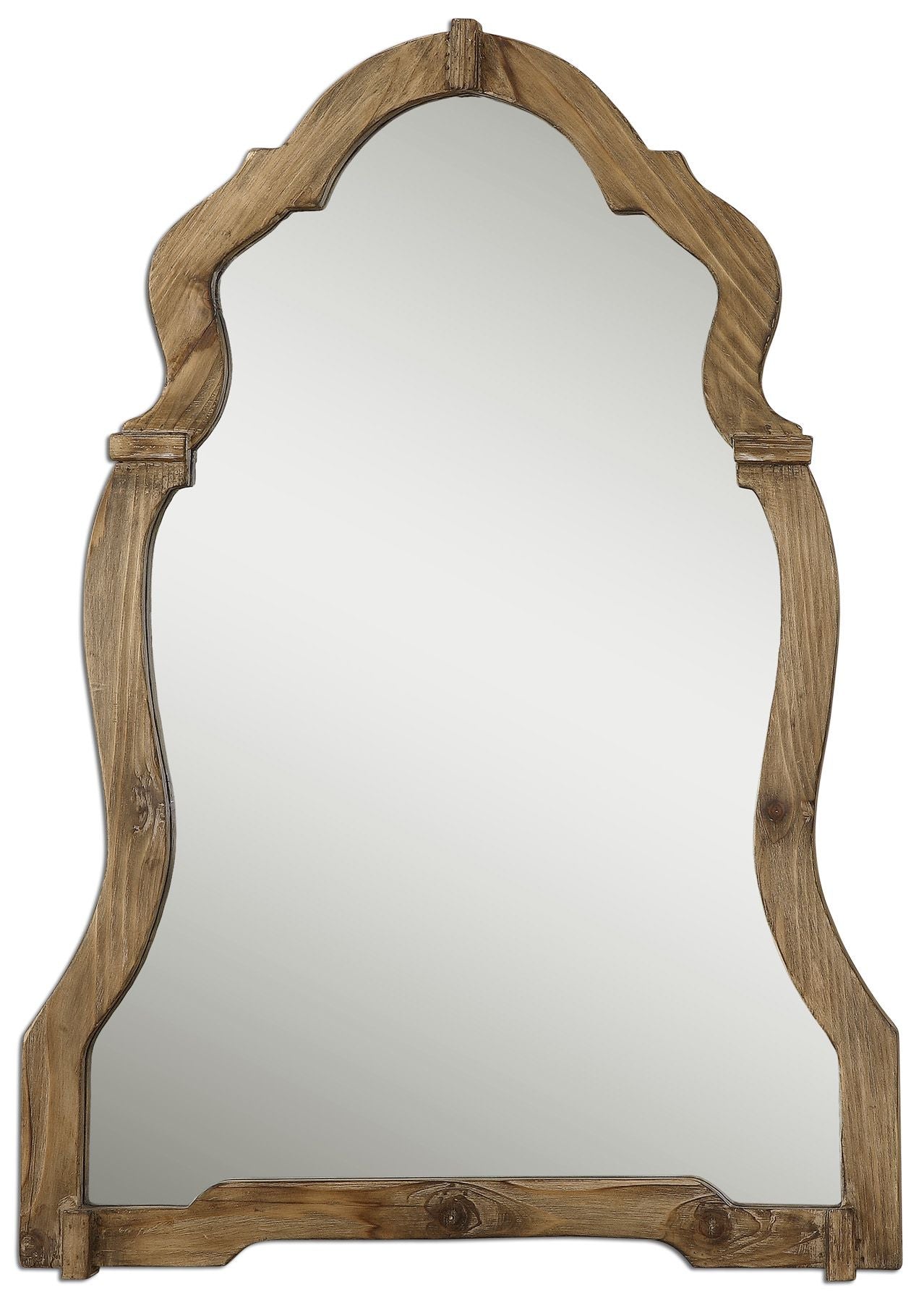 Uttermost Agustin Light Walnut Mirror | Mirrors | Modishstore - 2