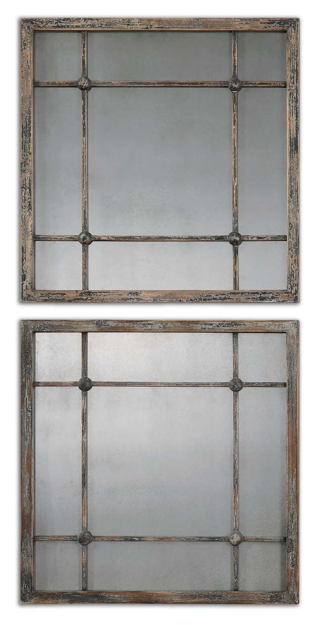 Uttermost Saragano Square Mirrors Set/2 | Mirrors | Modishstore - 2