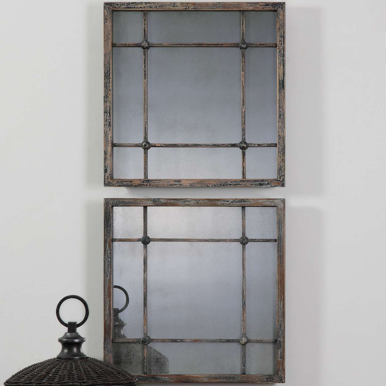 Uttermost Saragano Square Mirrors Set/2 | Mirrors | Modishstore