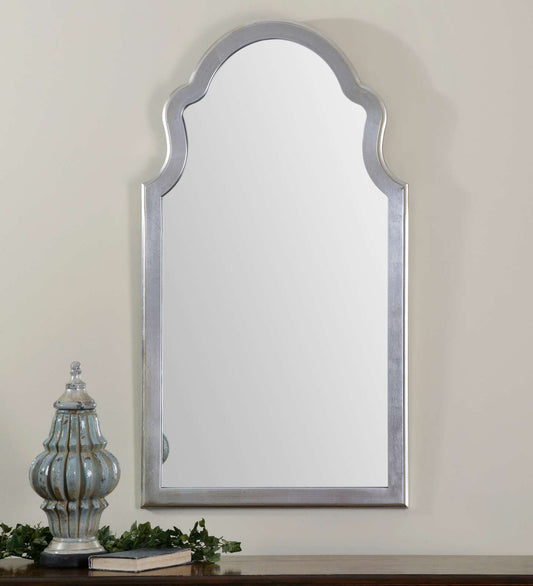 Uttermost Brayden Arched Silver Mirror | Mirrors | Modishstore
