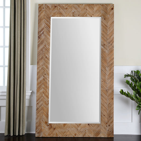 Uttermost Demetria Oversized Wooden Mirror | Mirrors | Modishstore