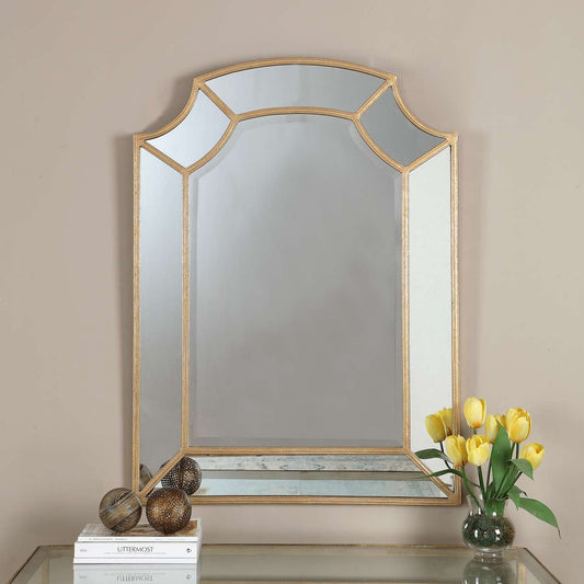 Uttermost Francoli Gold Arch Mirror | Mirrors | Modishstore