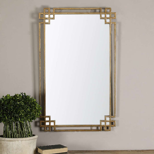 Uttermost Devoll Antique Gold Mirror | Mirrors | Modishstore