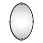 Uttermost Carrick Black Oval Mirror | Mirrors | Modishstore - 2