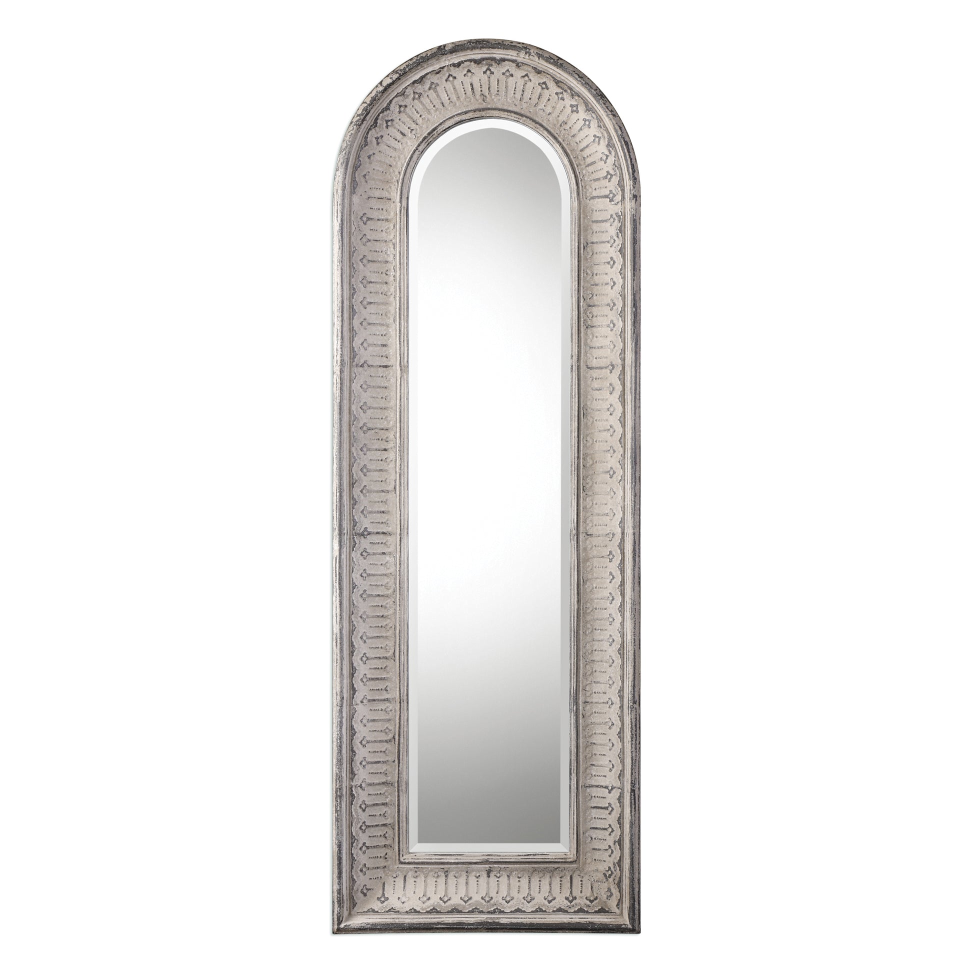 Uttermost Argenton Aged Gray Arch Mirror | Mirrors | Modishstore - 4