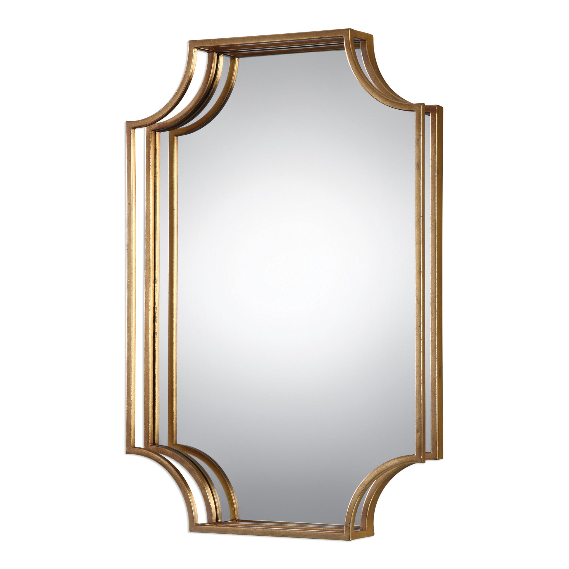 Uttermost Lindee Gold Wall Mirror | Mirrors | Modishstore - 3