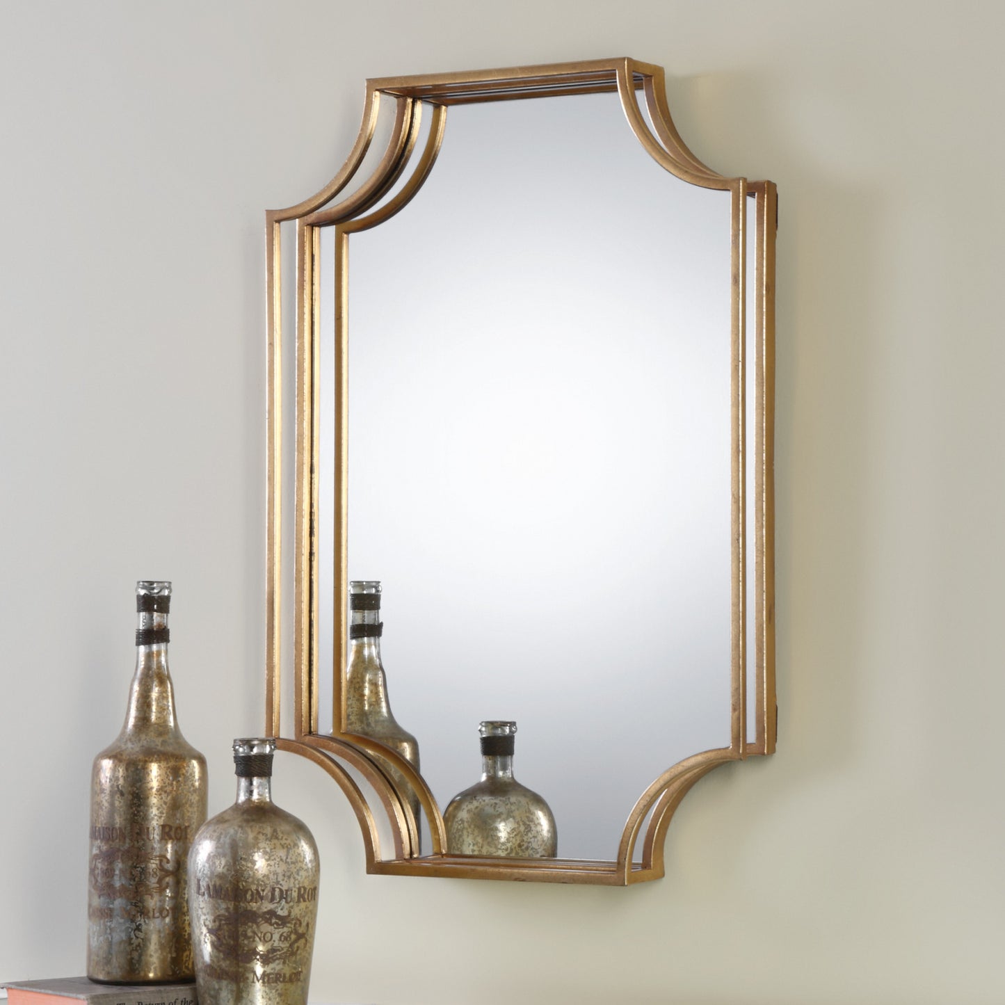 Uttermost Lindee Gold Wall Mirror | Mirrors | Modishstore - 6
