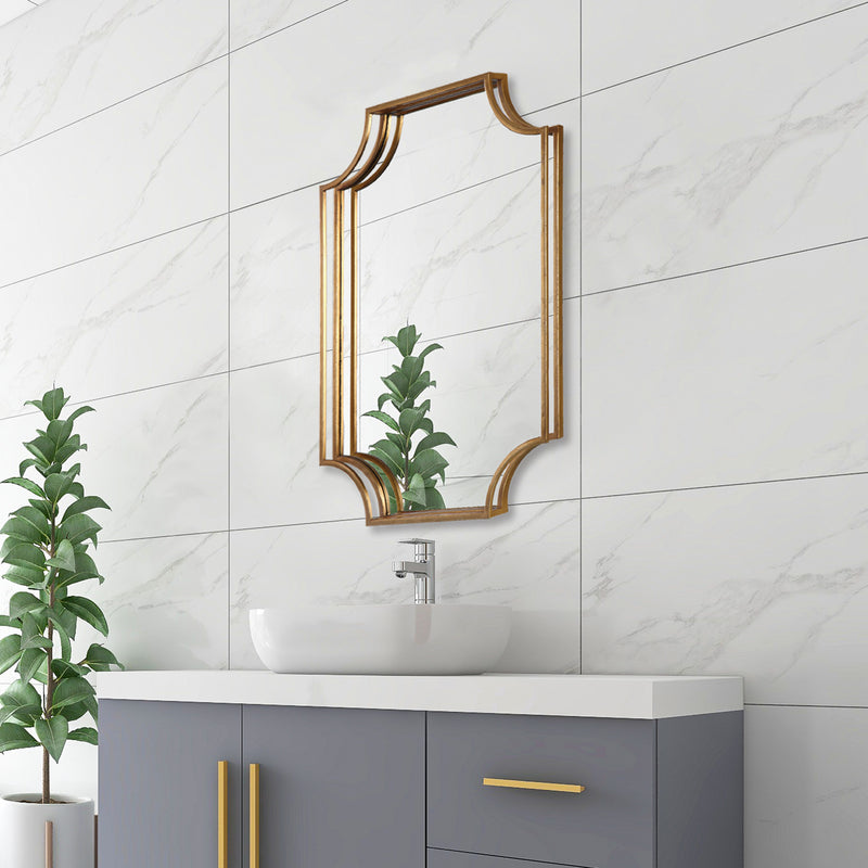 Uttermost Lindee Gold Wall Mirror | Mirrors | Modishstore