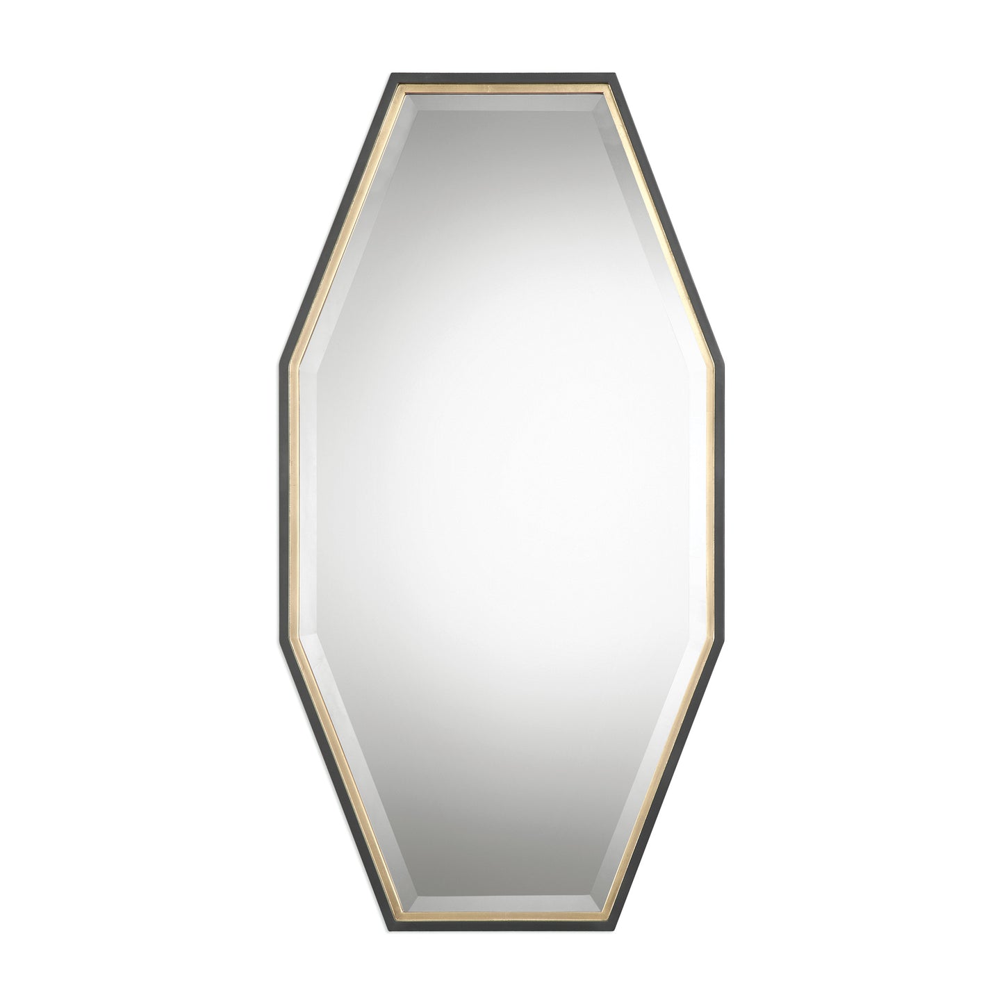 Uttermost Savion Gold Octagon Mirror | Mirrors | Modishstore - 2