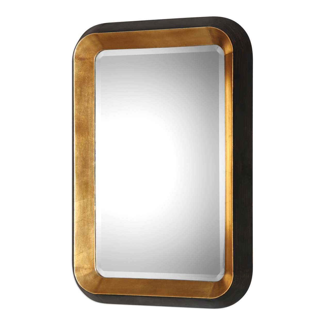 Uttermost Niva Metallic Gold Wall Mirror | Mirrors | Modishstore - 3