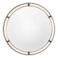 Uttermost Carrizo Bronze Round Mirror | Mirrors | Modishstore - 2