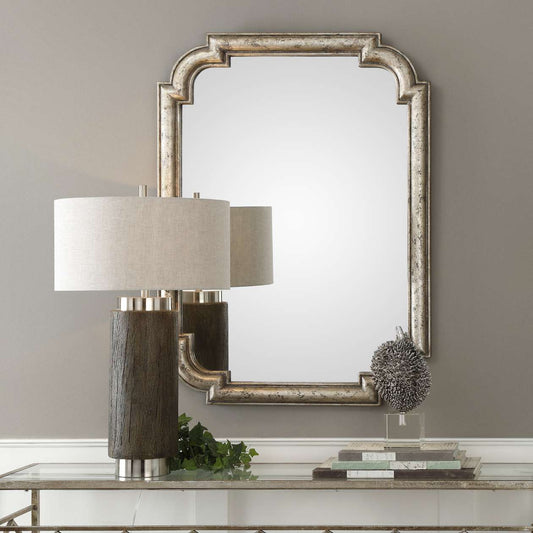Uttermost Calanna Antique Silver Mirror | Mirrors | Modishstore