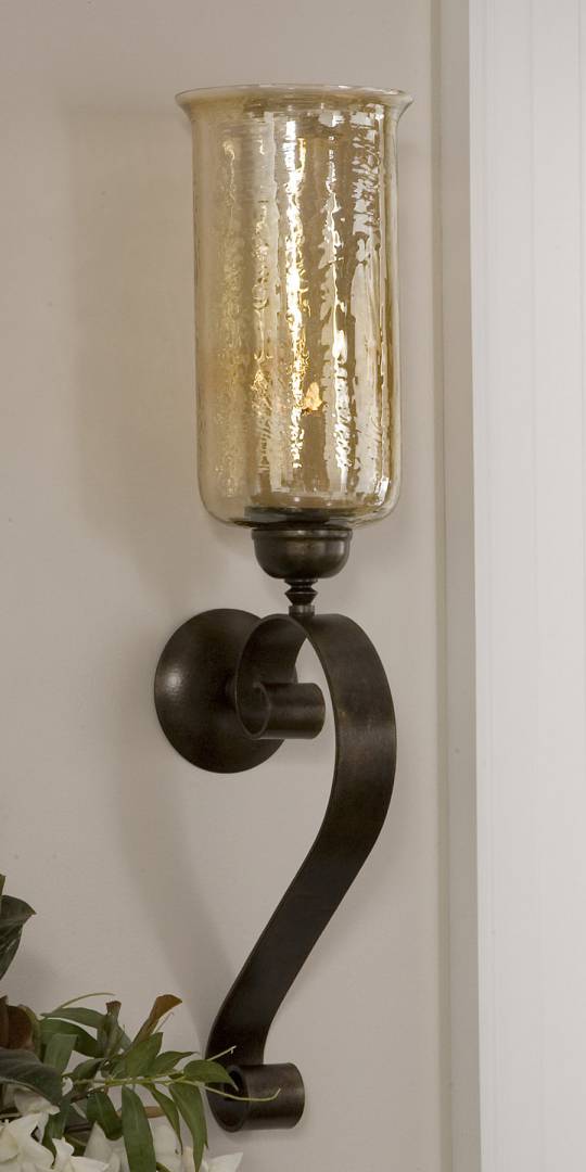 Uttermost Joselyn Bronze Candle Wall Sconce | Modishstore | Candle Holders-3