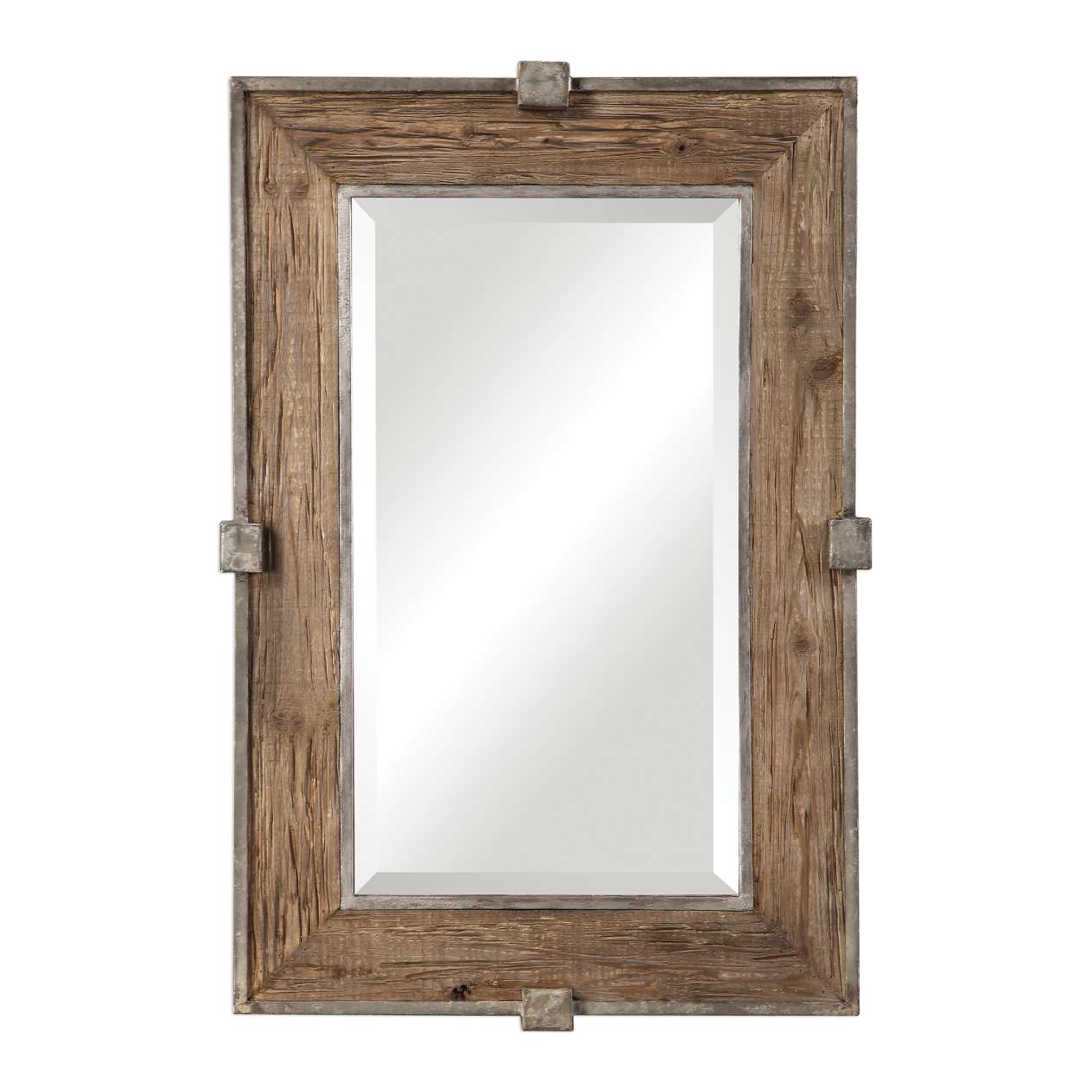 Uttermost Siringo Weathered Wood Mirror | Mirrors | Modishstore - 2