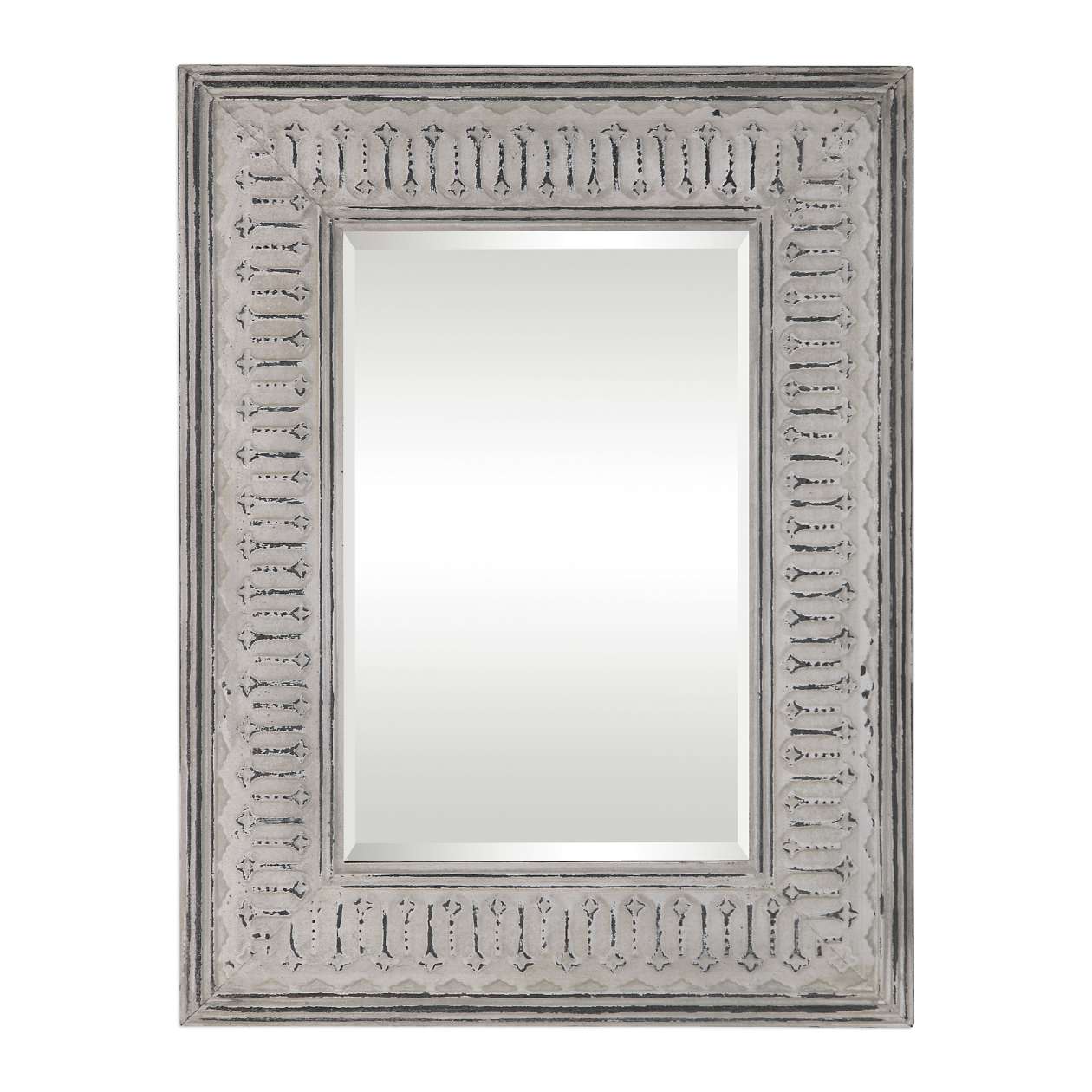 Uttermost Argenton Aged Gray Rectangle Mirror | Mirrors | Modishstore - 2