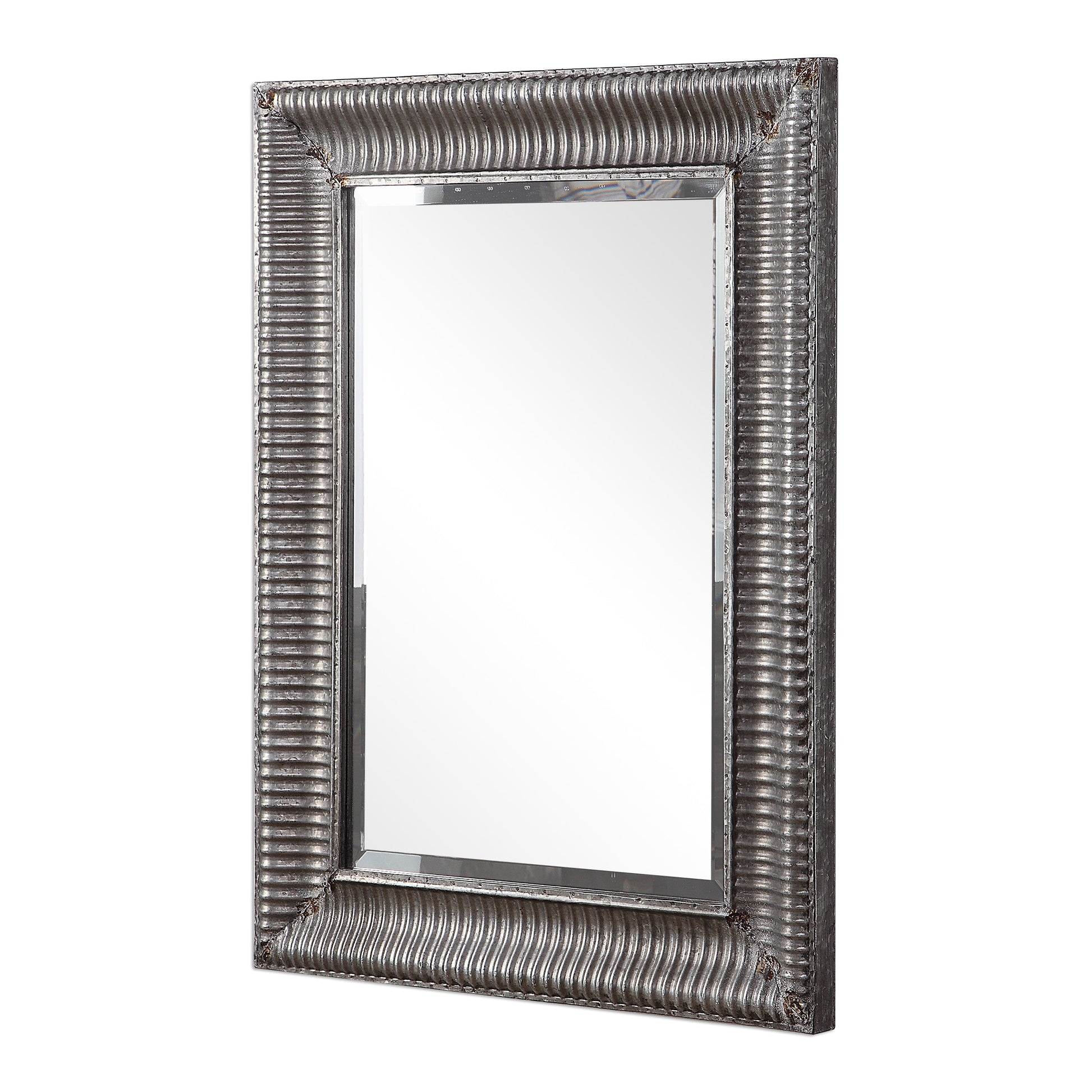 This raw galvanized metal frame By Modish Store | Mirrors | Modishstore - 4