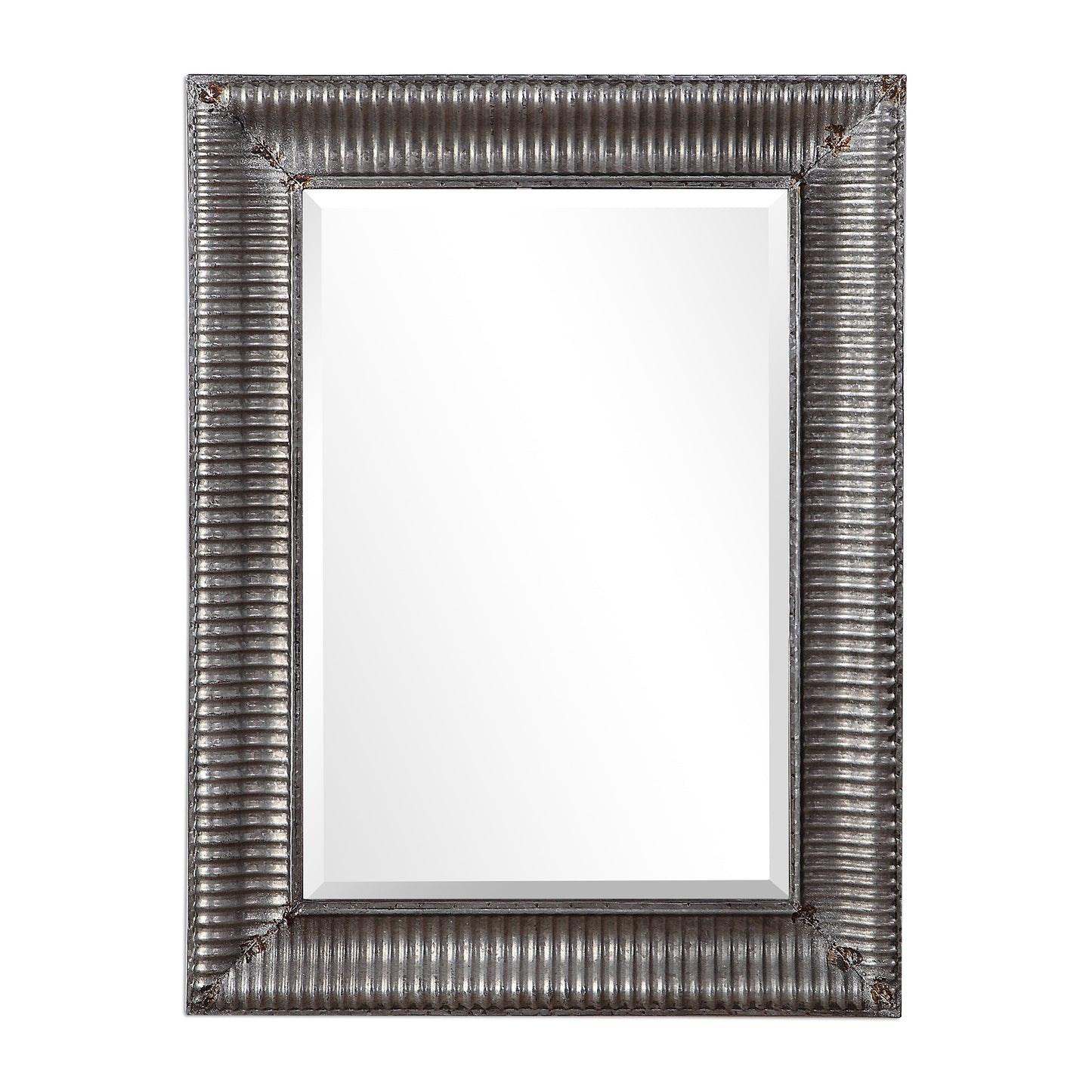 This raw galvanized metal frame By Modish Store | Mirrors | Modishstore - 2